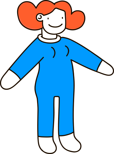 Illustration of a pregnant woman at week 2